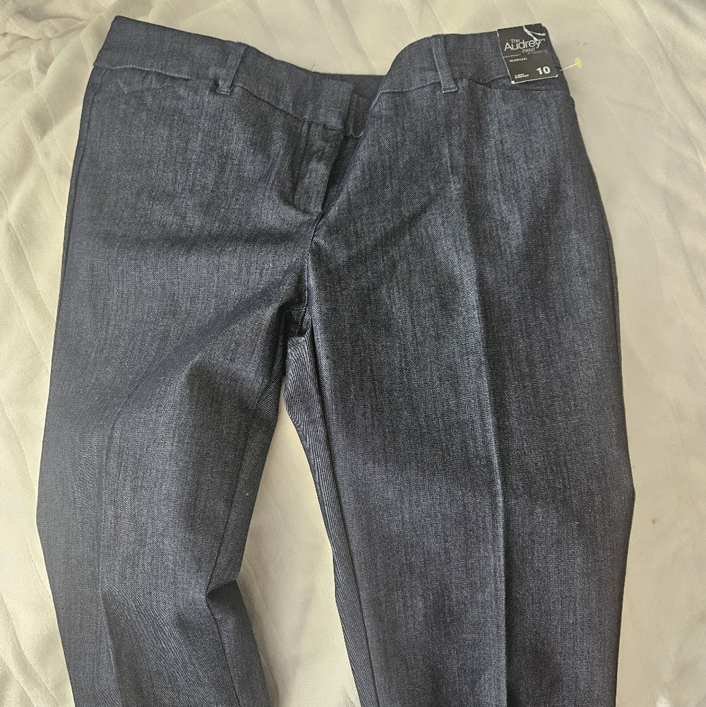 Alfani Dark Blue Audrey Pants